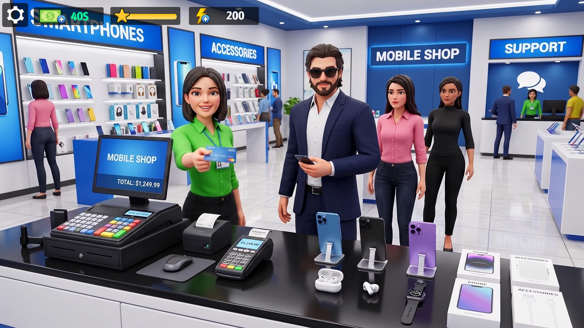 Mobile Shop Simulator screenshot